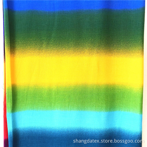 Spun Rayon Twill Printed